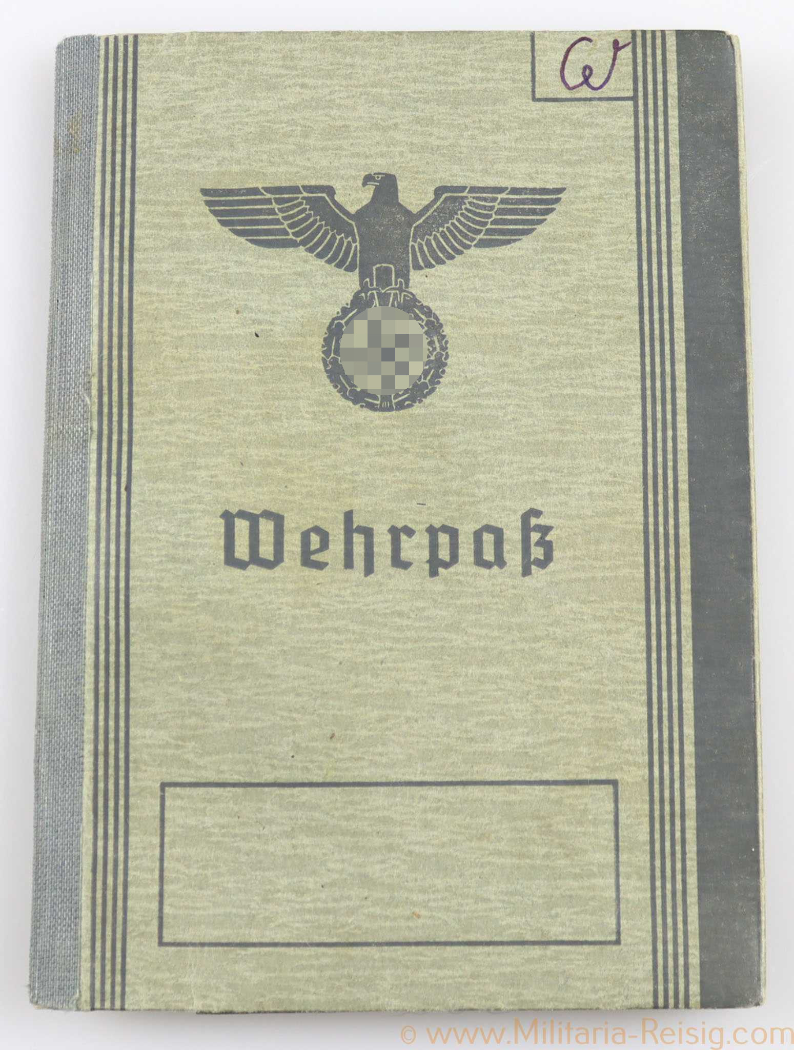 Waffen-SS Wehrpass SS Totenkopf Regiment 10, SS-Unterscharführer