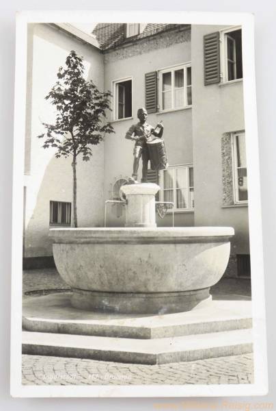 Postkarte HJ-Brunnen Trommler Ingolstadt