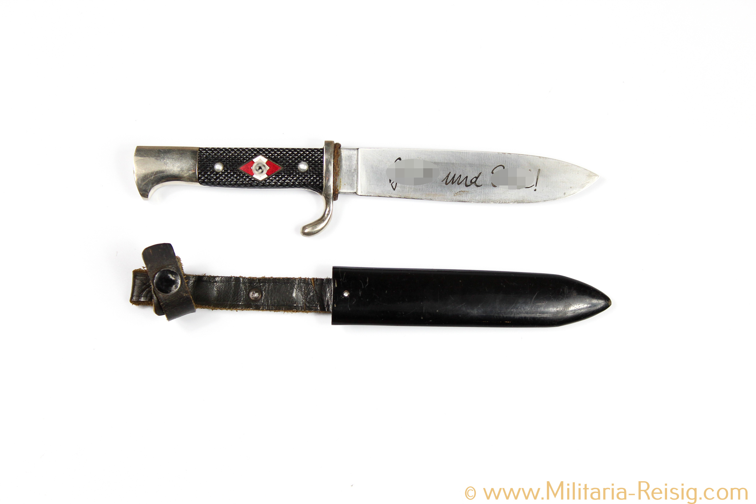 Hj Fahrtenmesser Herst Rzm M7 51 1937 Anton Wingen Jr Solingen Militaria Reisig